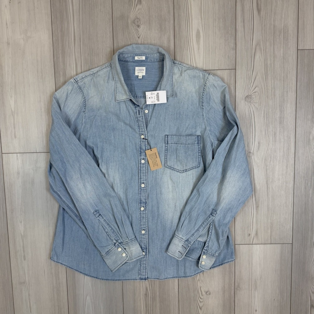 J. Crew Factory Light Blue Button Down Shirt
